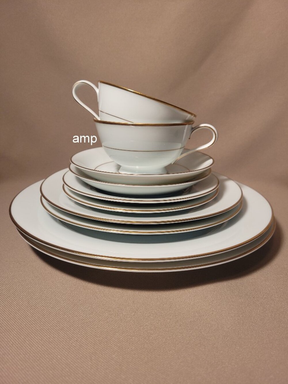Noritake Dawn 5930 (Lot of 2) 5 Piece Place Settings (10 pcs) EXCELLENT!